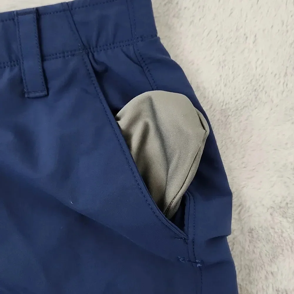 Under Armour Golf Pants Men's 30x32 Blue Loose Performance Stretch Flat Front